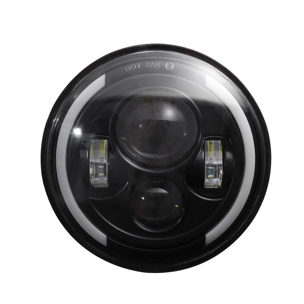 7 &quotсветодиодный головной светильник 150 Вт круглый светодиодный налобный фонарь