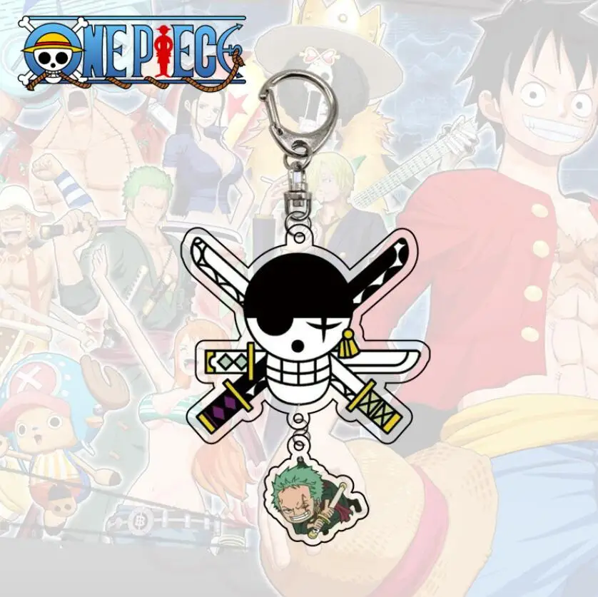 Аниме Sanji Chooper Luffy закон акриловая фигурка кулон брелок для ключей Коллекционная