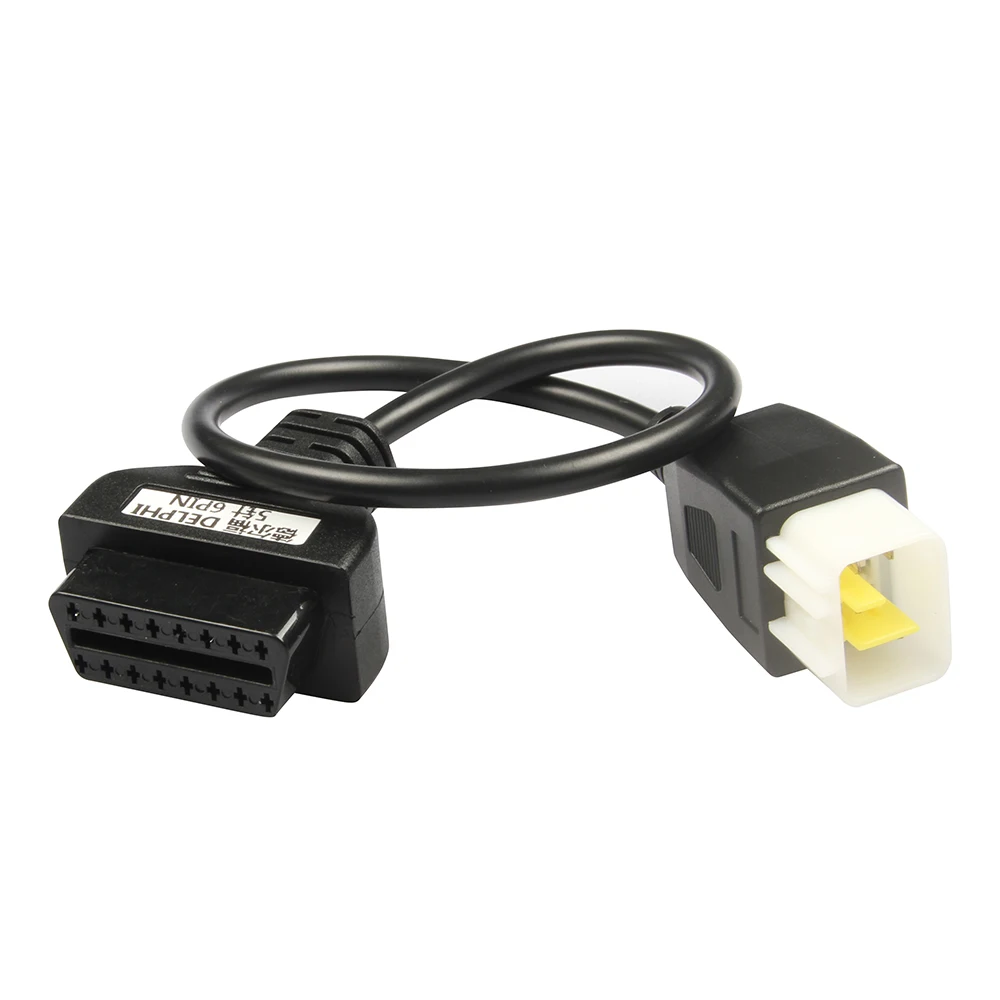Диагностический кабель OBD2 для мотоцикла с 6 до 16 контактами разъемы удлинители