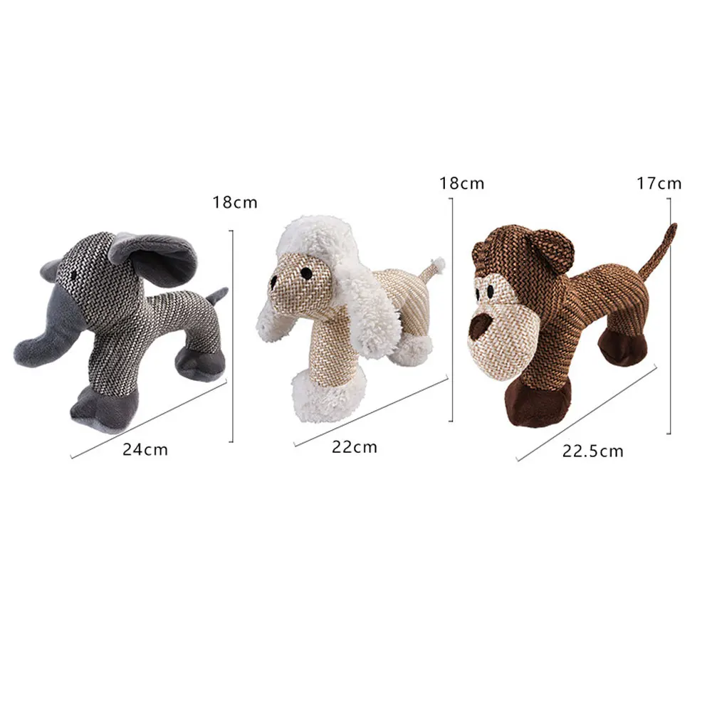 1 шт. эхолот игрушка плюшевая щенок кошка собака жевательная подарок животные для