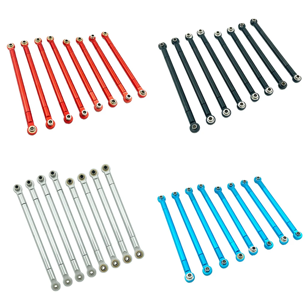 

8 шт. металлический Тяговый стержень, соединительный стержень для MN86 MN86KS MN86K радиоуправляемая деталь автомобиля