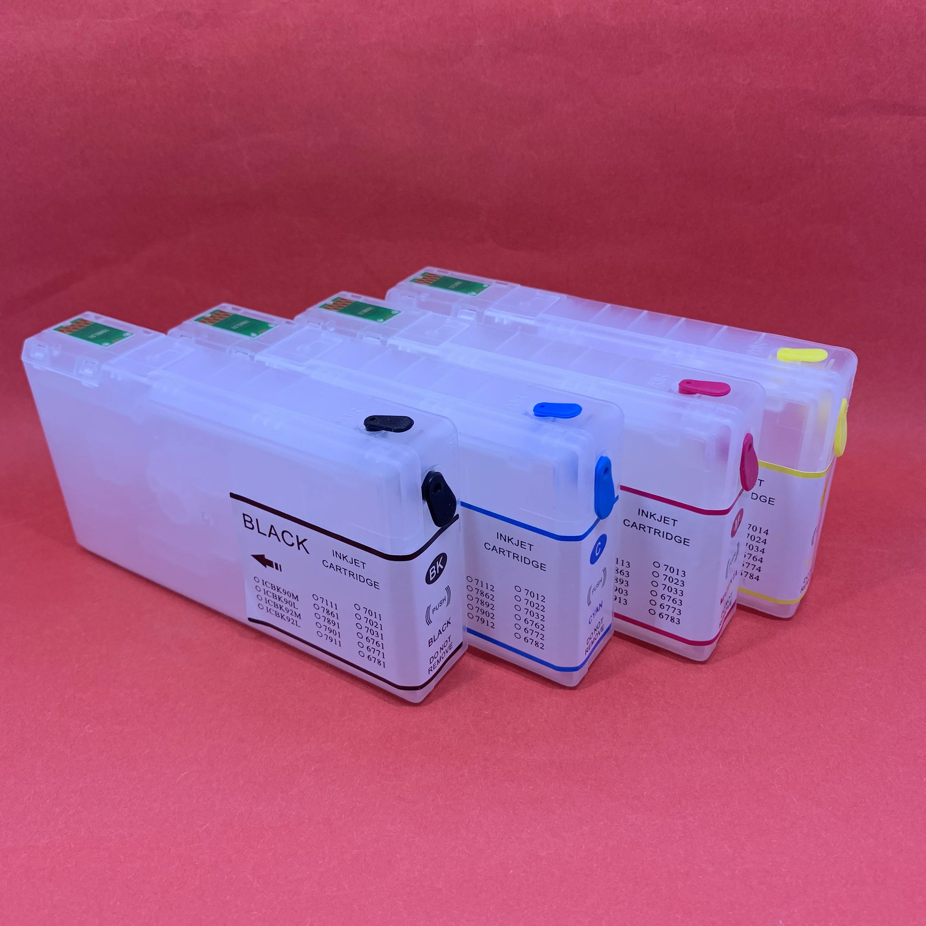 Многоразовые чернильные картриджи YOTAT ICBK92 ICBK92M ICC92M ICM92M ICY92M / ICBK92L ICC92L ICM92L ICY92L для