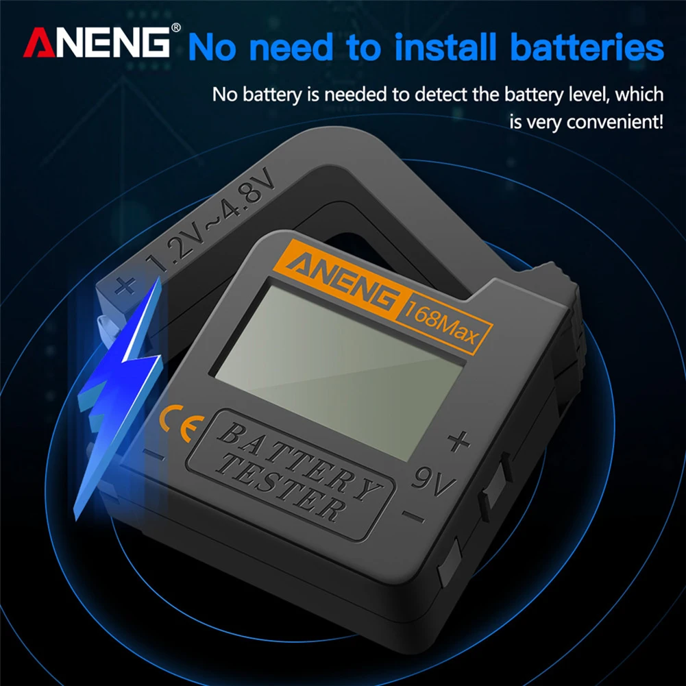 

LCD Digital Display Check AAA AA Button Battery Universal Tester Diagnostic Tool Easily Carrying Lightweight Gadgets