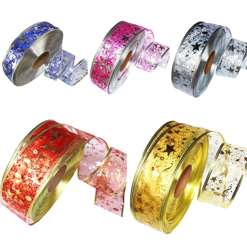 DIY рождественская лента корсажная атласная для свадьбы Рождественская вечеринка