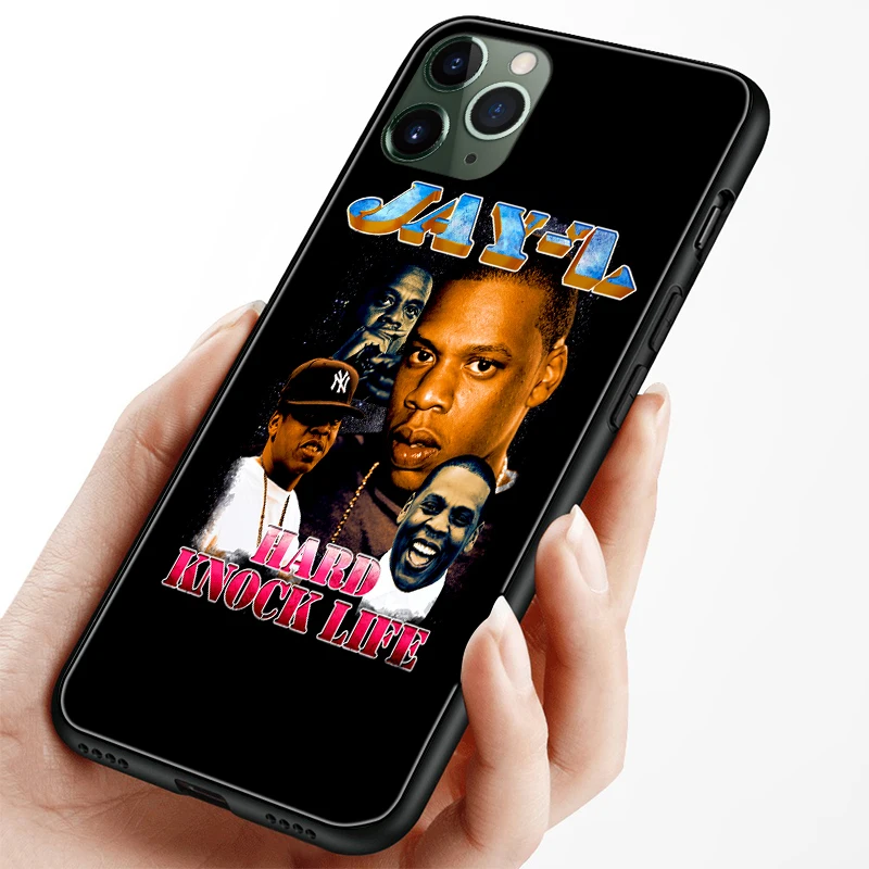 jay z rapper fashion soft silicone phone case cover shell for iphone 6 6s 7 8 plus x xr xs 11 pro max free global shipping