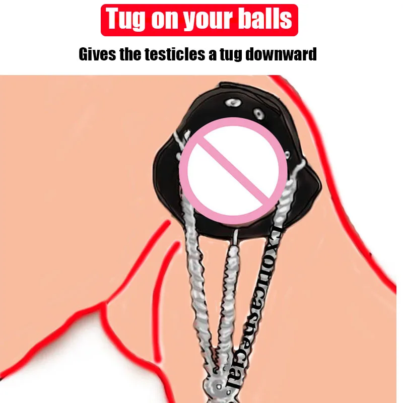 БДСМ буксировочные шарики кольцо для пениса кожаный парашют Растяжитель мошонки