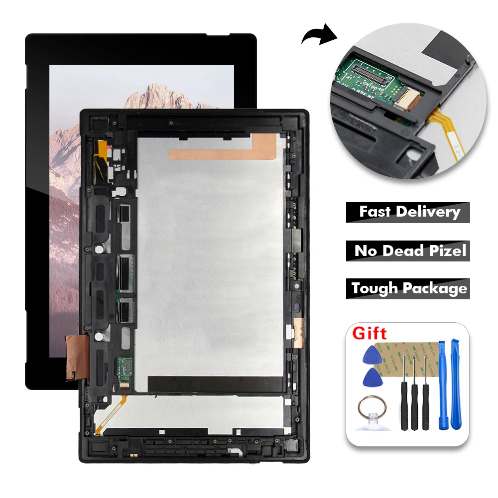 ЖК-дисплей AAA + для Sony Xperia Tablet Z SGP311 SGP312 SGP321 сенсорный экран дигитайзер стекло в