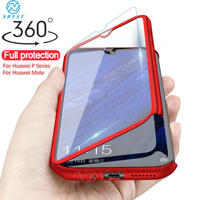 360 полная крышка для телефона для huawei P30 Pro P Smart плюс P10 P20 P30Lite для Коврики 8 9 10 20Lite 30Pro 20X Стекло пленка, чехол для телефона