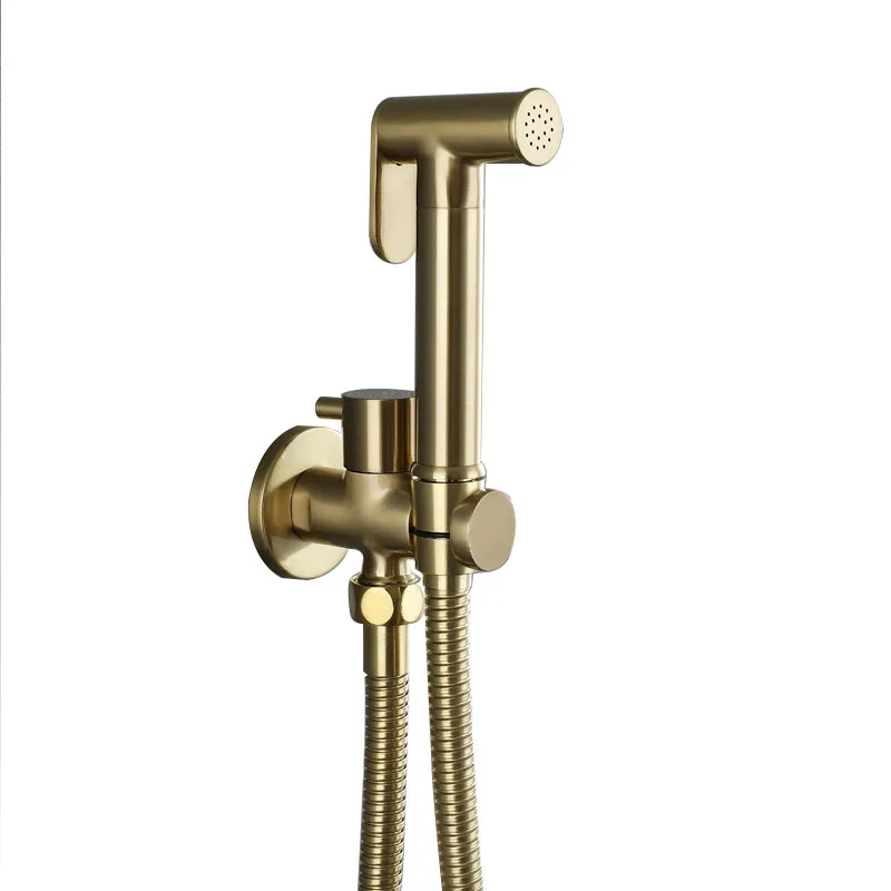 Bathroom Bidet Faucet Brass Chrome/Black/Grey/Brushed Gold Toilet Sprayer Tap Wall Mounted Faucets | Обустройство дома