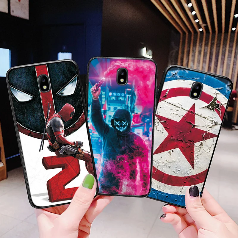 Для samsung J4 J2 Core J2 Prime черный ТПУ чехол для телефона для samsung J4 J6 плюс Чехол J2Pro J5 J7 J3 чехол Крышка J52017