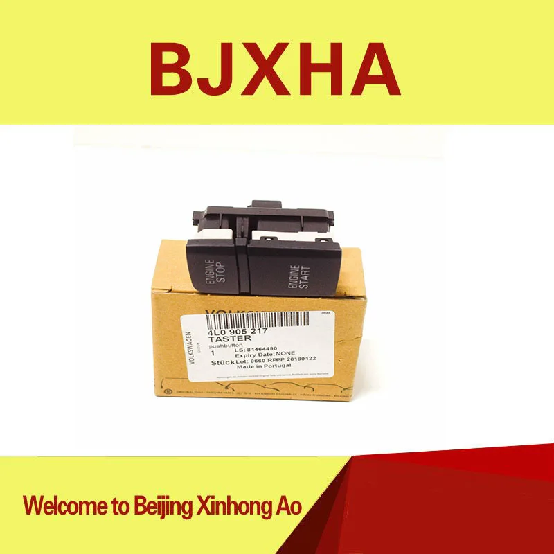 Черная кнопка переключения двигателя для Audi Q7 2006 2007 2008 2009 OEM 4L0905217 Motorstart Motorstopp