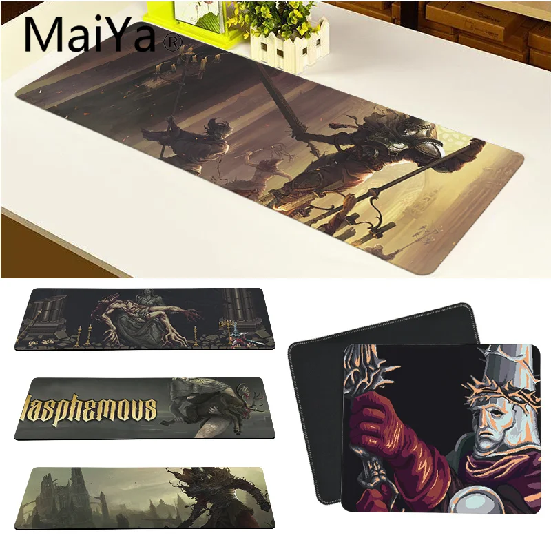 Высококачественный Прочный резиновый коврик для мыши Maiya с изображением