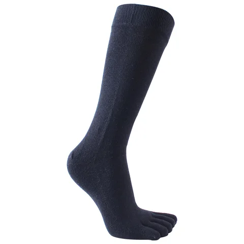 1 пара, мужские эластичные дышащие однотонные хлопковые длинные Компрессионные носки для бега