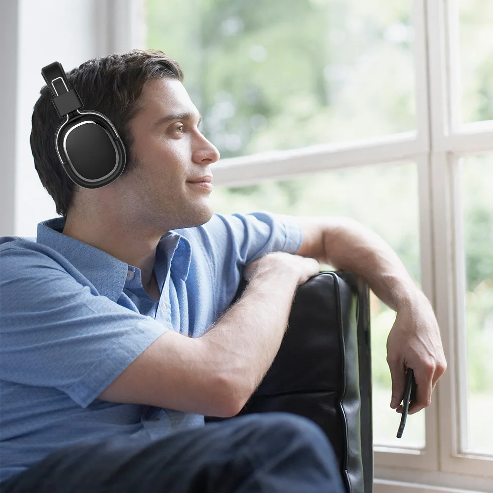 Беспроводные наушники SD 1004 Bluetooth 5 0 с регулировкой громкости кожаные микрофоном