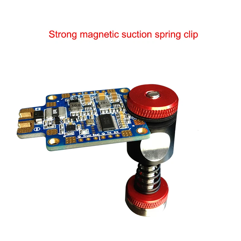 Мощный магнитный пружинный зажим держатель печатной платы фиксация электронный