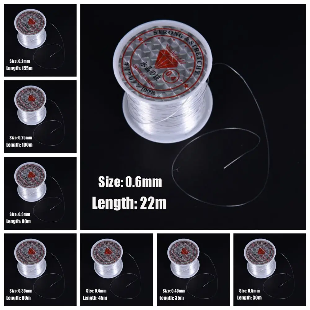 Extreme Strong 02mm-06mm crystal Fishing Lines Nylon Braided Thread Monofilament Fish Wire |