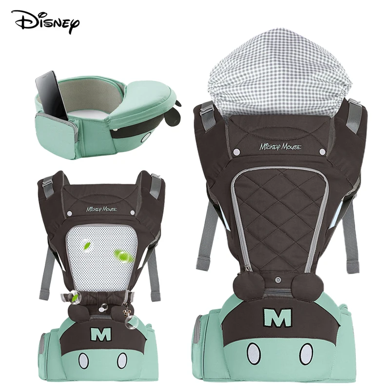 

Disney 0-48 Month Baby Carrier Ergonomic Kangaroo For Baby Multi-Function Front Facing Sling Sling For Newborns With Hip Seat