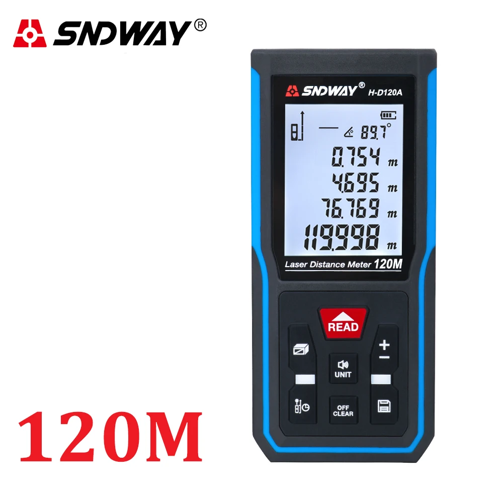 Лазерный дальномер SNDWAY измерительный инструмент 50 м 70 100 120 м|Лазерные дальномеры|