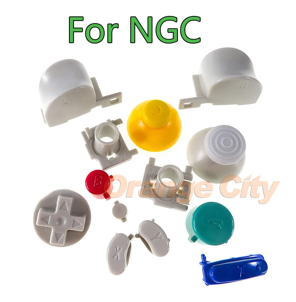 1 комплект клавиатуры ABXY Z кнопки L R для контроллера Nintend NGC цветной полный набор