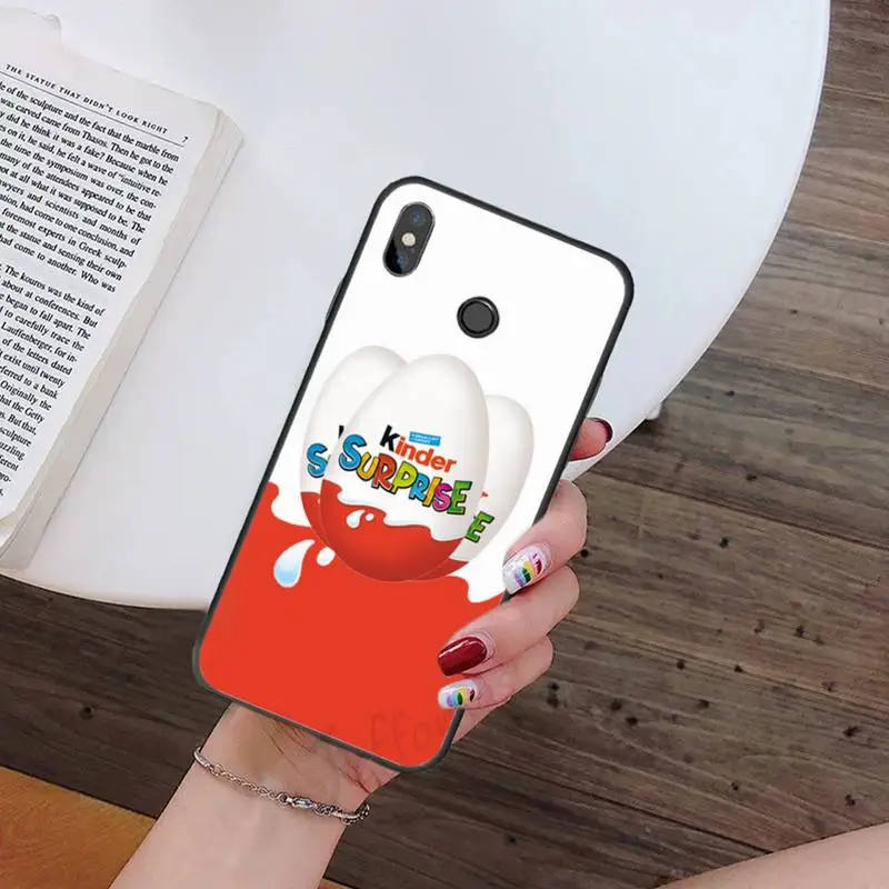 

Trolly egg KINDER JOY Surprise Phone Case For Xiaomi Redmi note 7 8 9 t k30 max3 9 s 10 pro lite