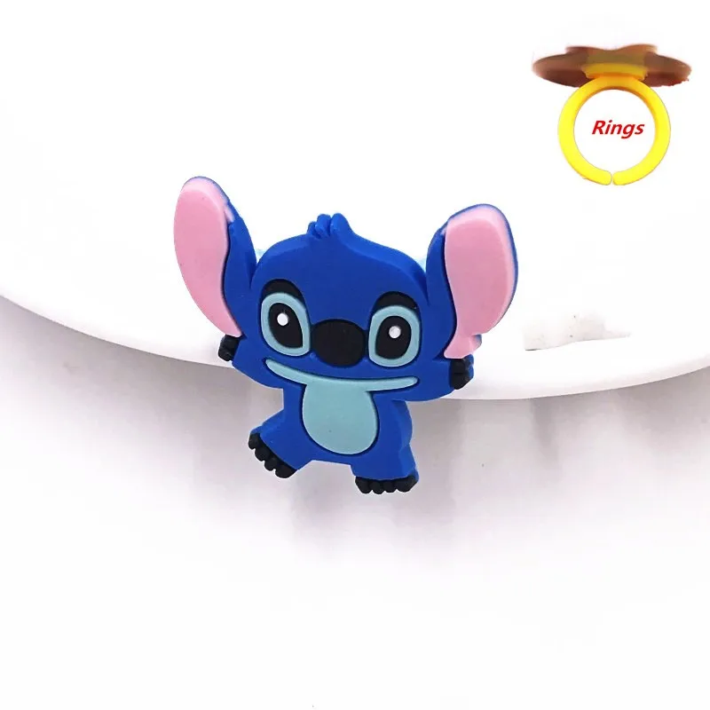 1Pcs Kids Mix Cartoon Super Heros Stitch Ring Jewelry Accessories Girls Boys Children Party Birthday Gift Finger Rings | Украшения и