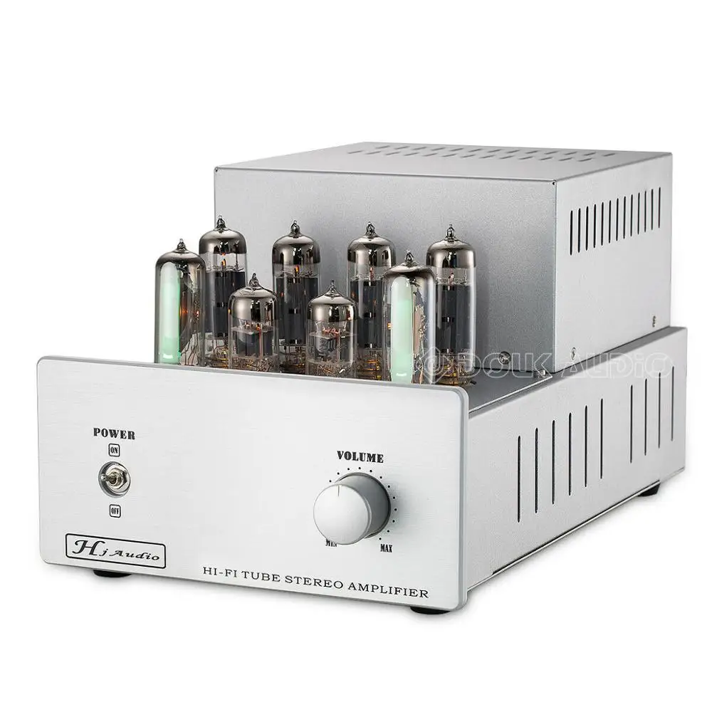 Finished Amplifer Nobsound 6P14/EL84 клапан Push-Pull ламповый усилитель HiFi стерео класса AB интегрированный аудио усилитель мощности - Цвет: Finished Amplifer