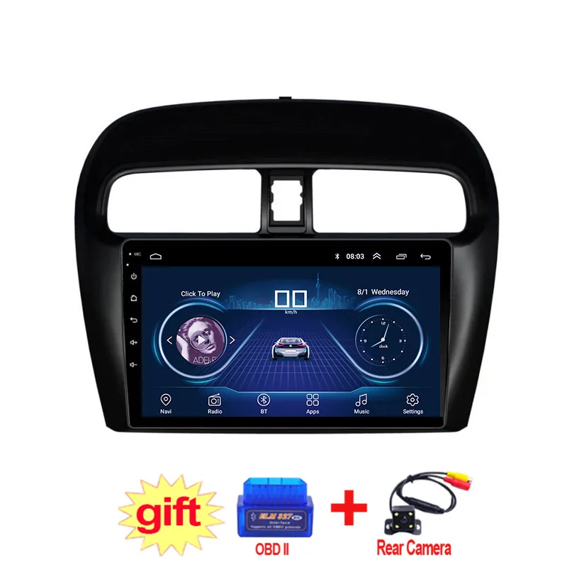 9 дюймовый IPS и 2.5D сенсорный экран Android 8 1 автомобильный DVD GPS навигатор для Mitsubishi