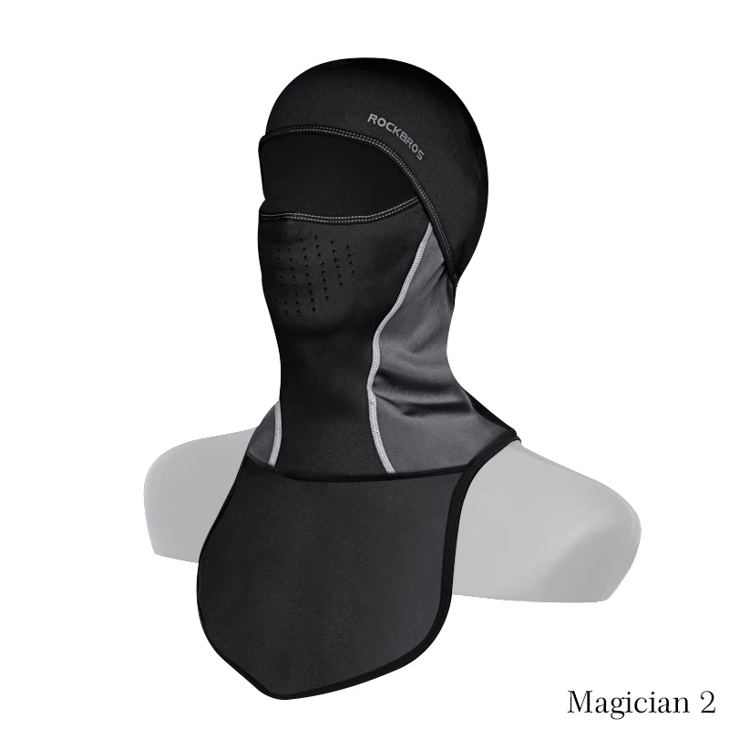 Magician 2 ROCKBROS зимняя сохраняющая тепло велосипедная маска для лица флисовое термопокрытие для горного велосипеда дорожная велосипедная Кепка ветрозащитная шапка головной убор для катания на лыжах рыбалки - Цвет: Magician 2