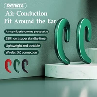 remax pro strong battery life sports ultra thin metallic feel ear hook wireless bluetooth earphones wireless headphones