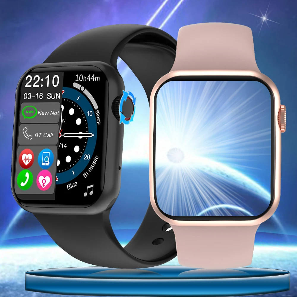 Новинка 2022! Iwo DT100 PRO MAX Смарт-часы для женщин 1 8 дюймов Ip68 Водонепроницаемый Bluetooth