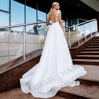 white ivory illusion wedding dresses buttons bridal shower sposa vestidos bridal party suit robe de mari%c3%a9e plus custom made