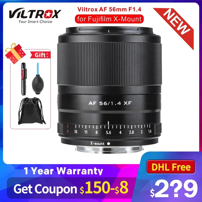 Viltrox 56 мм F1.4 XF фиксированным фокусным расстоянием большой апертурой Автофокус