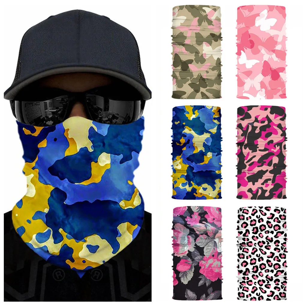 Шарф-кольцо с 3D принтом многофункциональная волшебная бандана из микрофибры