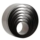 Японский стальной нож сделай сам для кожевенного ремесла, круглый небольшой колокольчик, деревянный штампованный нож, штамповочная форма, шаблон, 25 30 35 40 45 50 55 мм 7 шт.лот