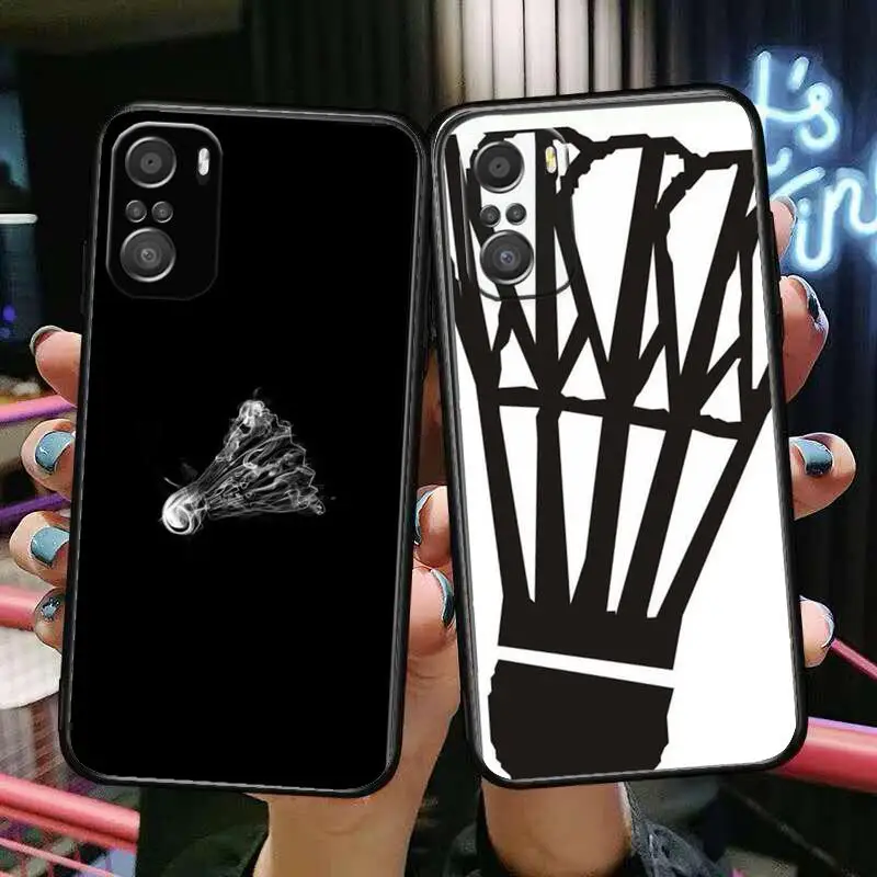 

badminton Phone Case For xiaomi mi 11 Lite pro Ultra 10s 9 8 MIX 4 FOLD 10T 5g Black Cover Silicone Back Prett