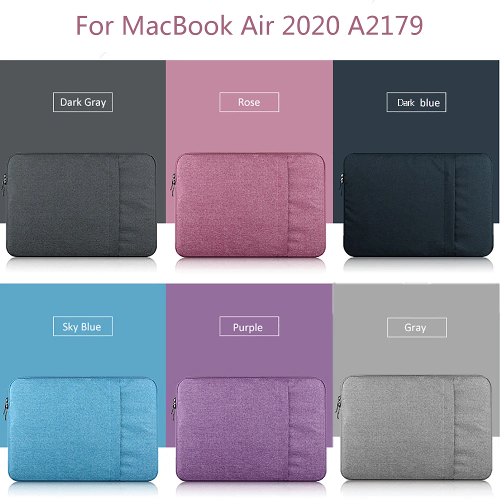 Мягкая джинсовая сумка для ноутбука APPle MacBook Air 13 Touch ID 2020 модель A2179 Обложка Mac New A1932