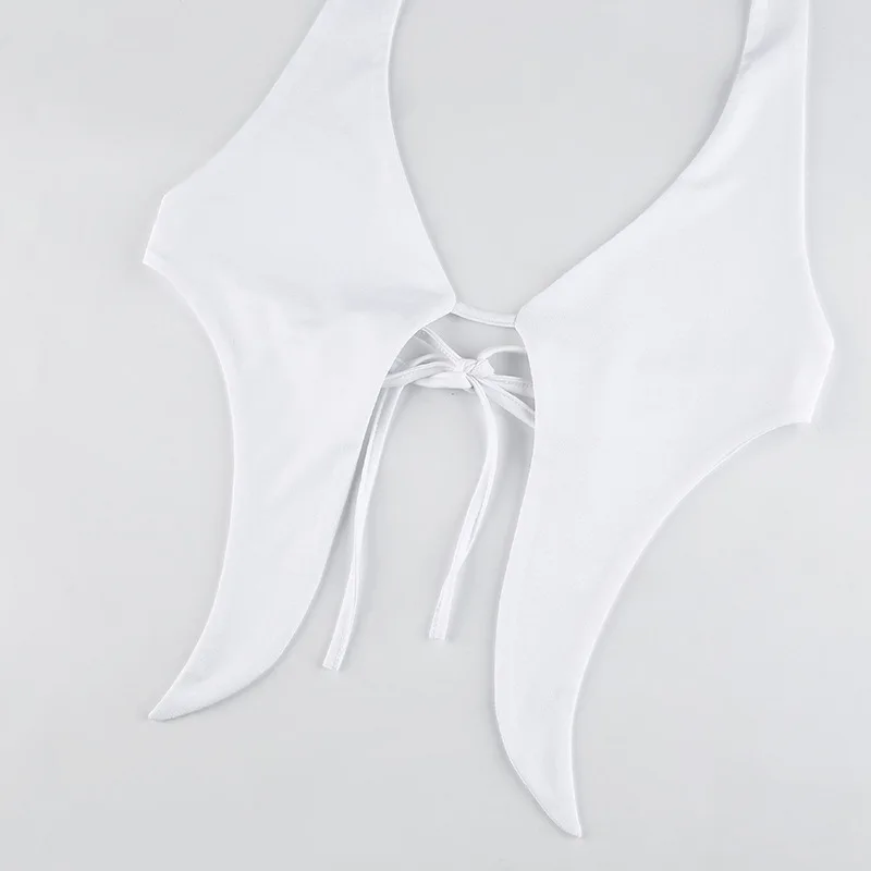 

YICIYA 2021 summer Fashion new women's clothing Sexy street style Hollow strap Backless design Solid color trend Women's vest