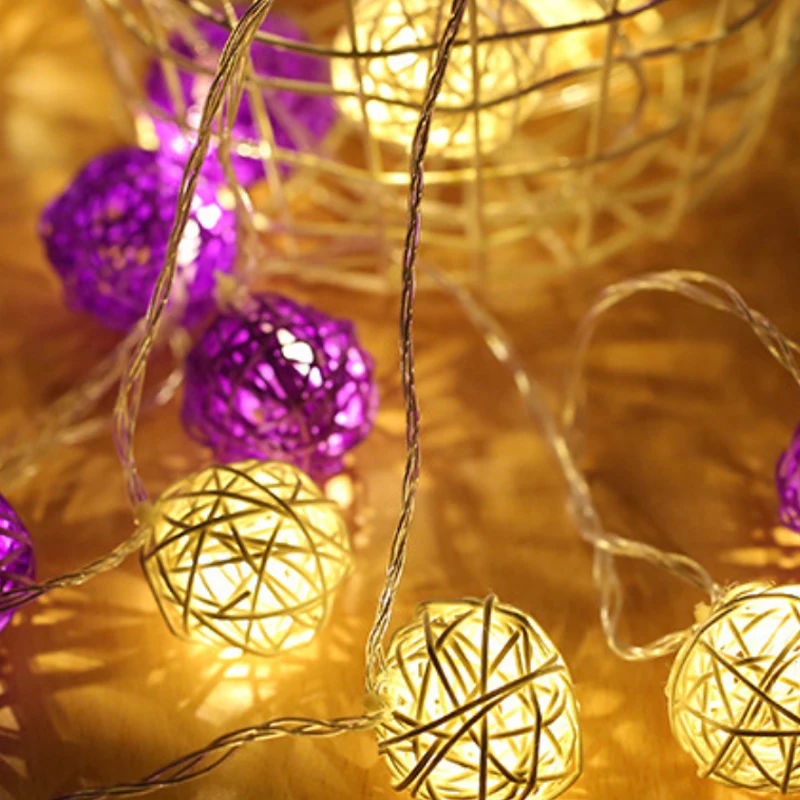 

Led String Lights 5Cm Thailand Sepak Takraw Lamp String Starry Lights Wedding Decoration Lights Ins Christmas Small Lantern Stri