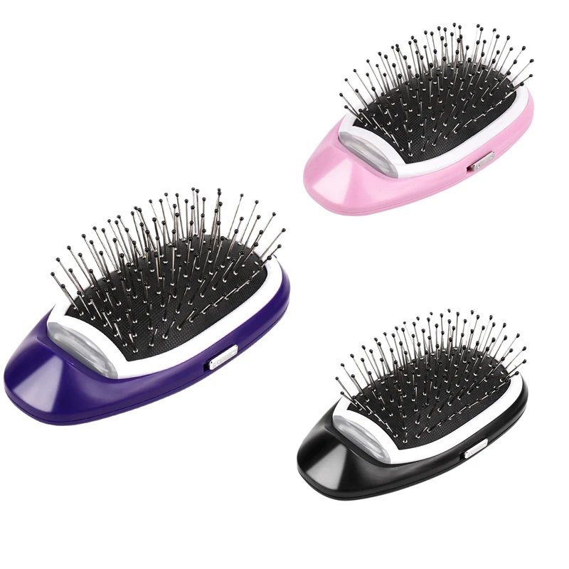 

Portable Electric Ionic Hairbrush Anti Static Magic Negative Ion Hair Massage Comb