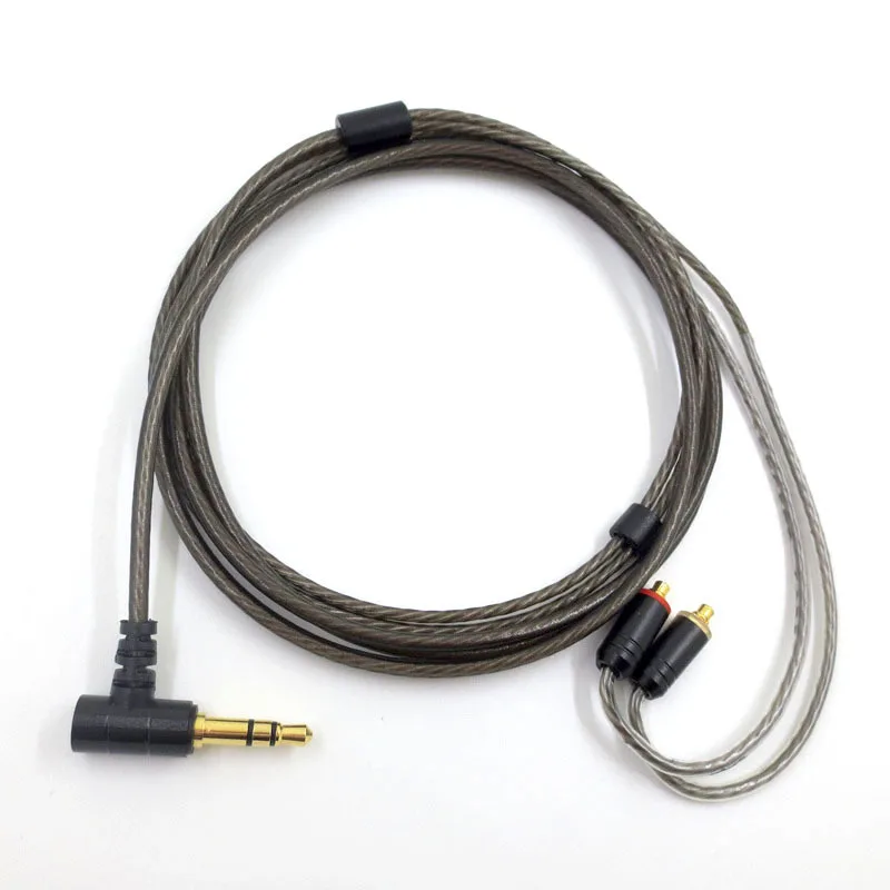 Посеребренный провод для наушников MMCX кабель SE425 SE535 IE80 IE8I IM 2Pin 0 78 мм A2DC ATH