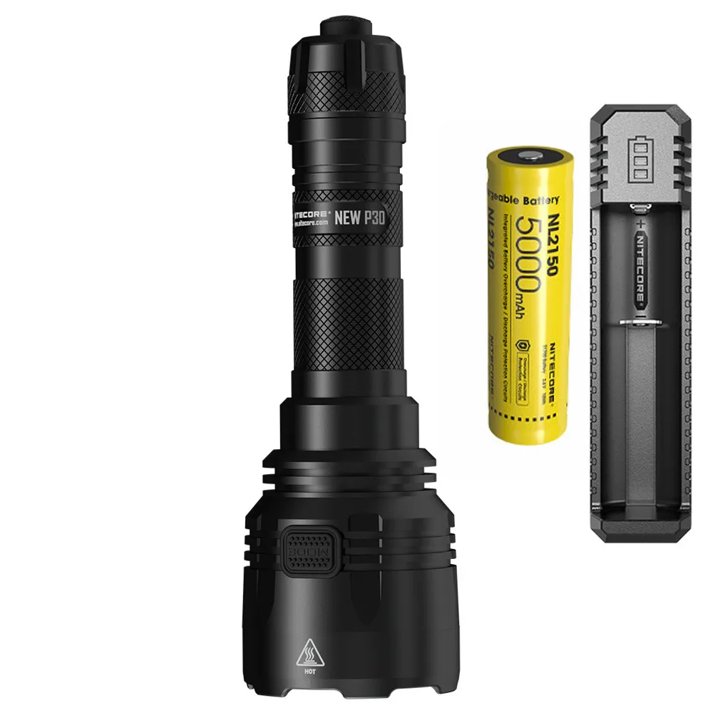 NEW P30 NL2150 UI1 NITECORE, новинка, P30, уличный светильник-вспышка, XP-L, HI V3, Макс., 1000 люмен, длинный луч, 618 м, охотничий фонарь, спортивный светильник - Испускаемый цвет: NEW P30 NL2150 UI1
