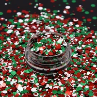 new 50gbag christmas shape sequins diy crieative circle holographic chunky glitter
