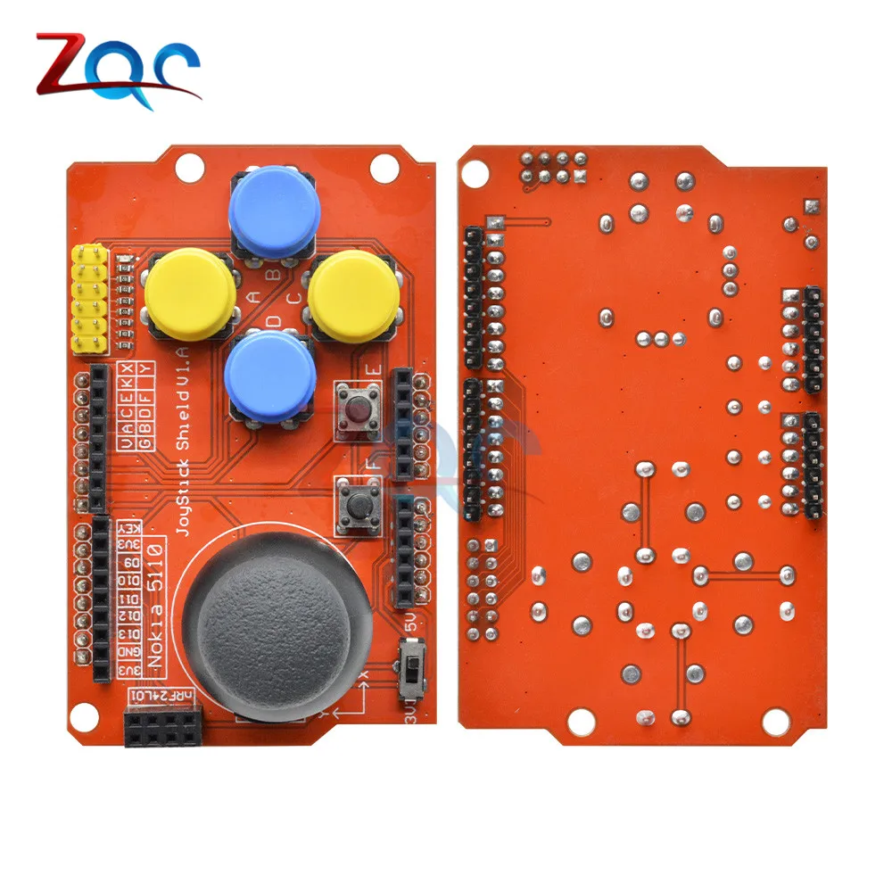 Геймпады джойстик Клавиатура щит PS2 для Arduino nRF24L01 Nk 5110 LCD I2C|Детали и аксессуары