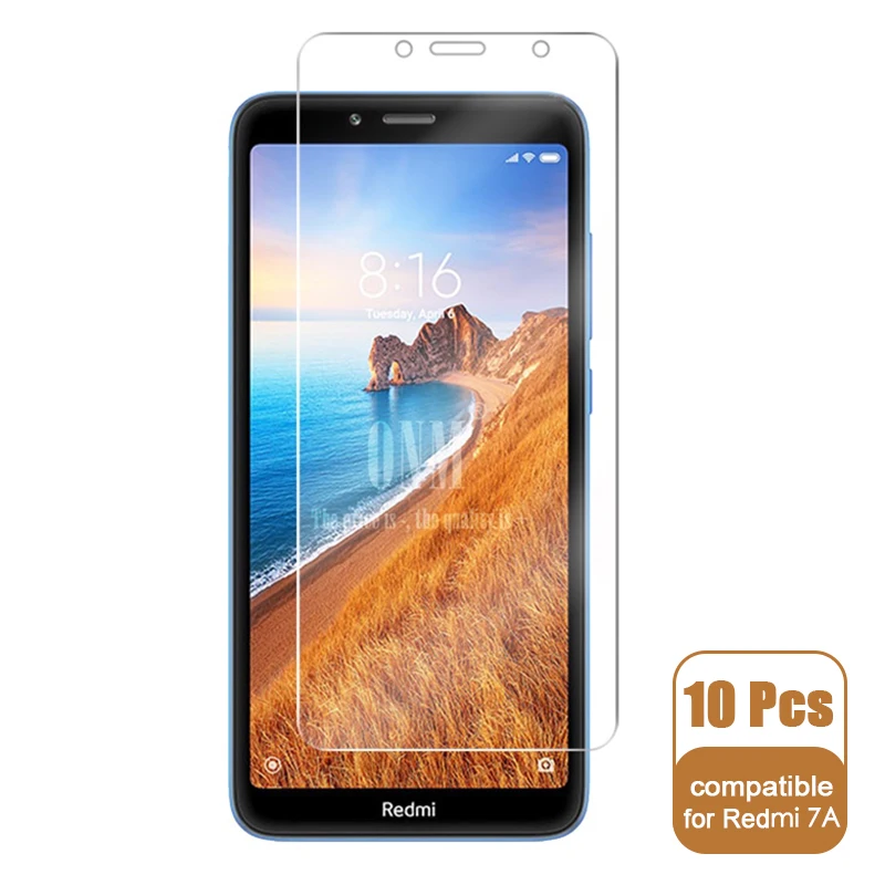 for Redmi 7A 10 шт закаленное стекло для Xiaomi Redmi 7 7a 8A стекло протектор экрана 2.5D 9H закаленное стекло для Xiaomi Redmi 8a защитная пленка - Цвет: for Redmi 7A