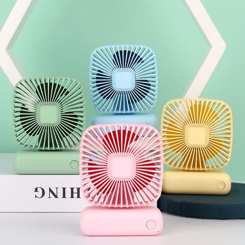 

Portable Mini Desktop Fan Simple Handheld Air Cooling Tool USB 3 Speeds for Home