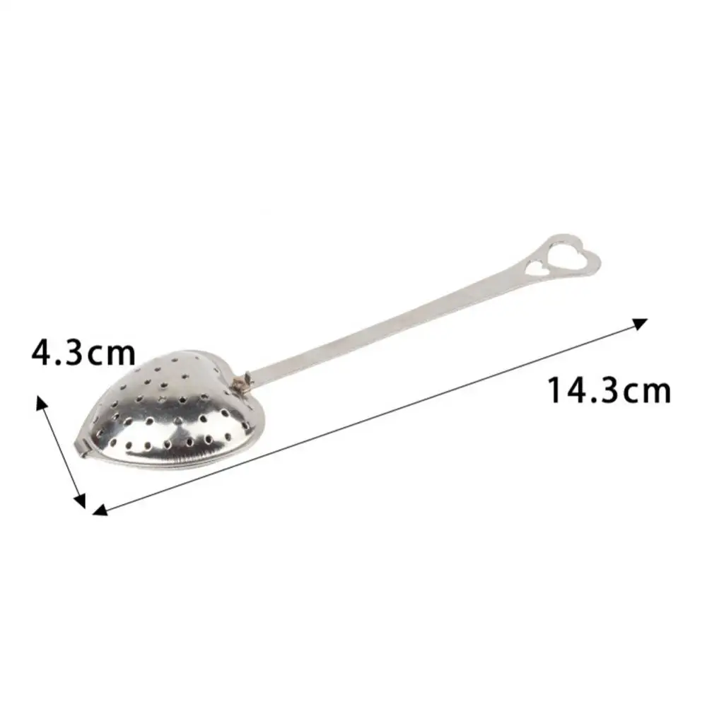 

Stainless Steel Heart Shape Tea Herb Spice Infuser Spoon Strainer Filter Scoop