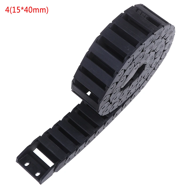 Cable Chain Semi-Enclosed Wire Transmission Carrier Plastic Drag Towline For 3D Printer CNC Engraving Machine 15-50mm