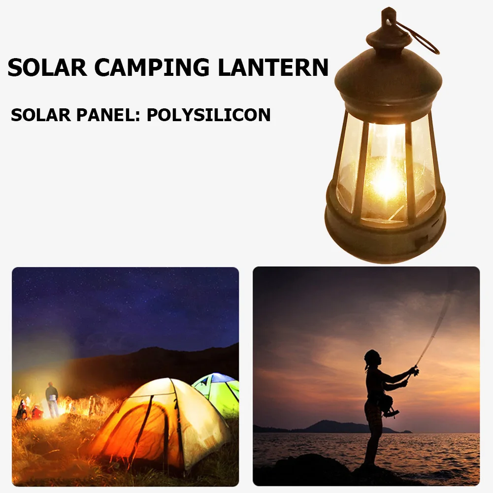 

10Pcs Solar LED Kerosene Lantern Set for Bar Dinner Table Setting Atmosphere Lighting Household Emergency Lamp