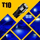 10x Супер яркая Синяя Лампа T10 5630 Светодиодные лампы для салосветильник автомобиля W5W 2825 158 168 192 194