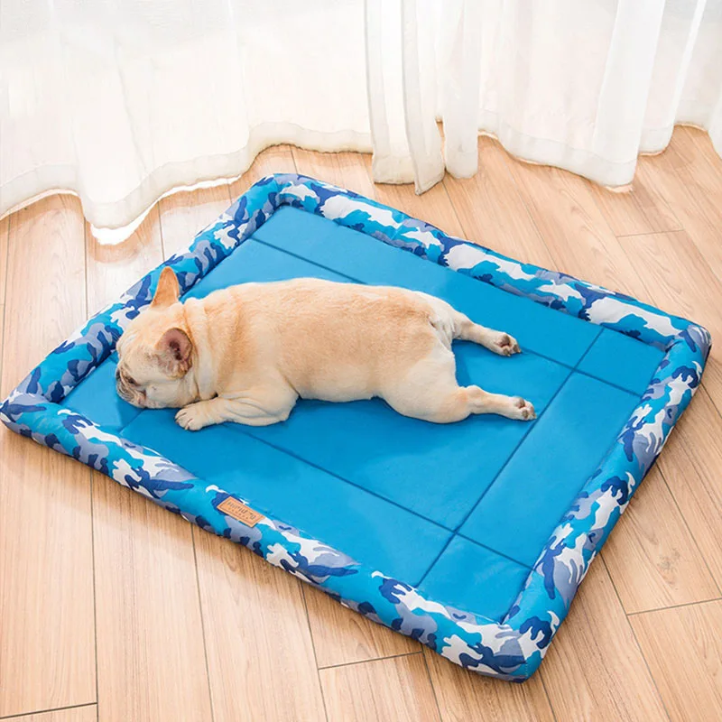 

For Pet Summer Cooling Bed Mat Easy Cleaning Kennel Non-Toxic Washable Wateproof Breathable and Comfortable for Dogs Cat and